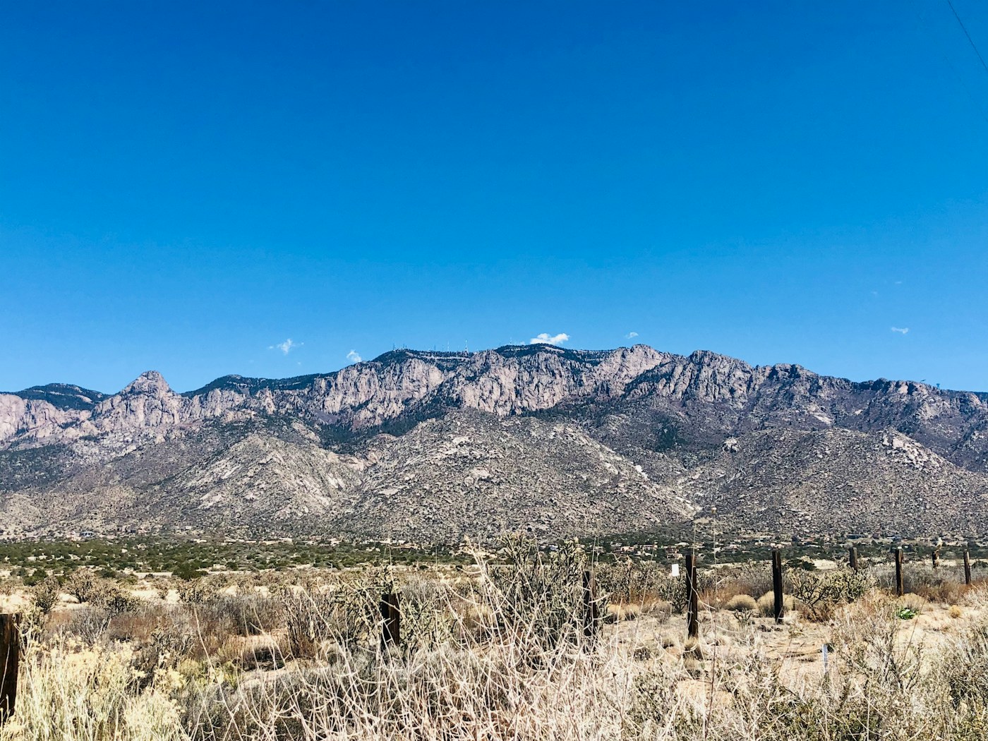 Sandia Mountains near Albuquerque